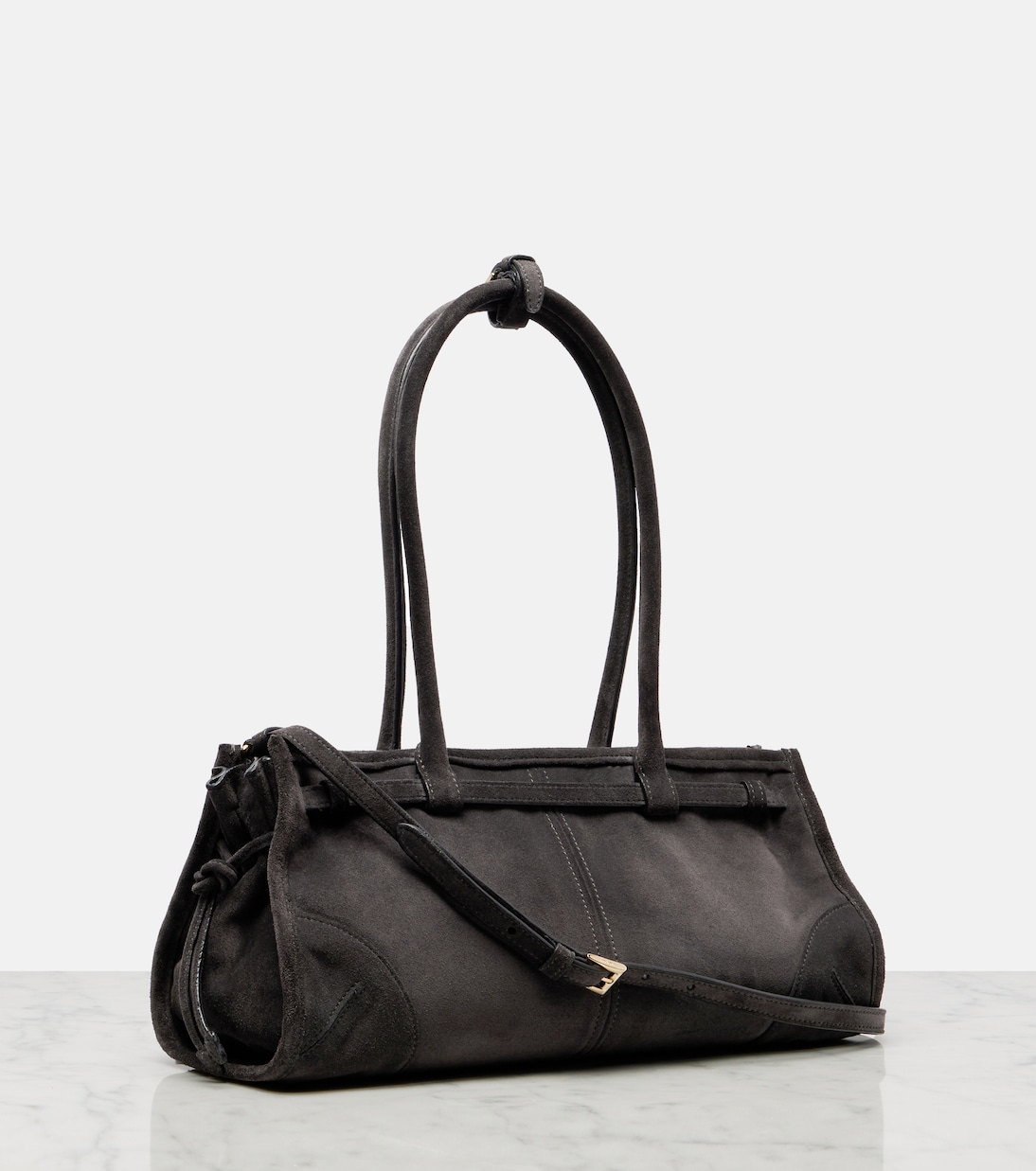 Prada Bonnie Medium suede shoulder bag | Prada