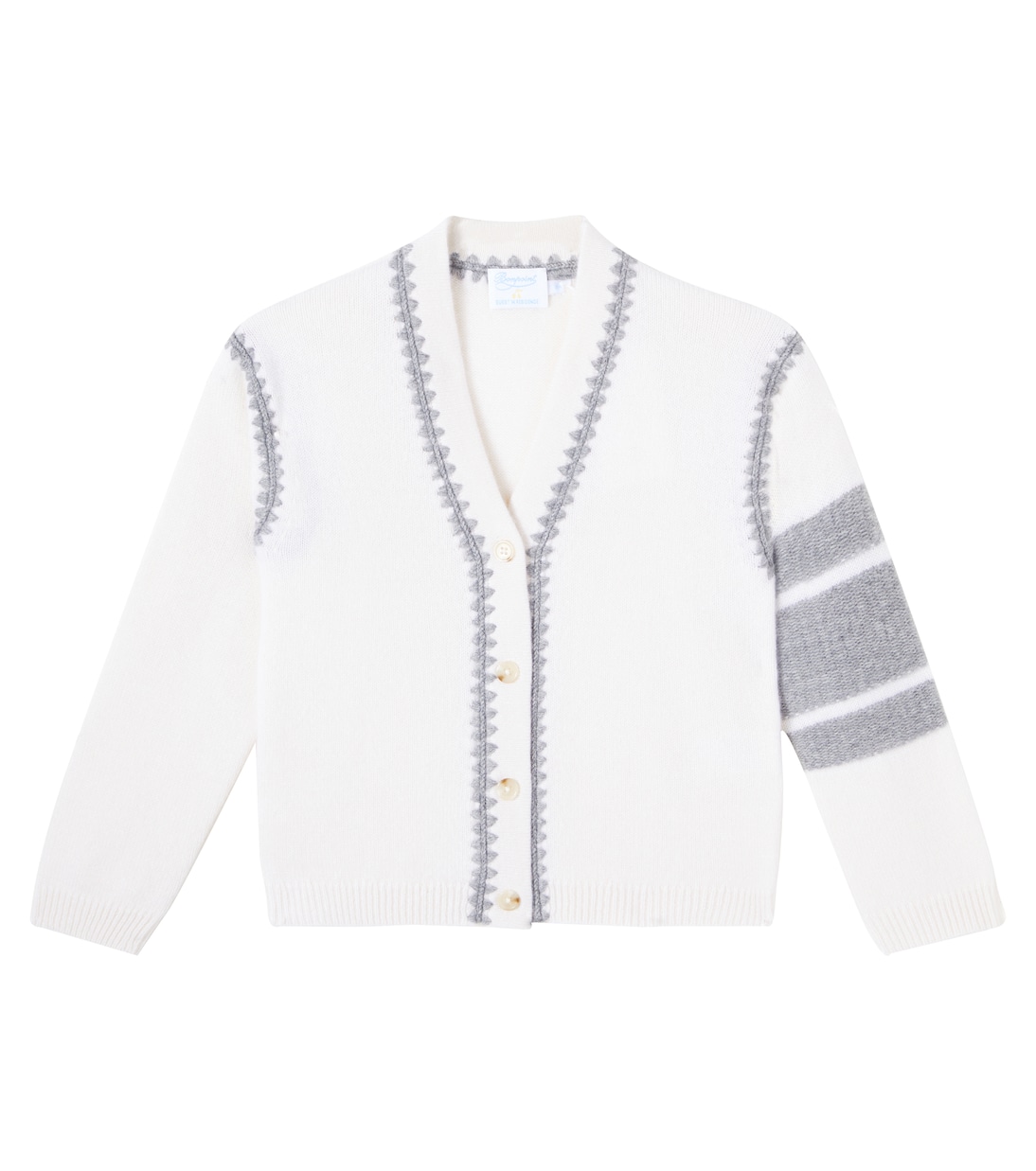 x Guest in Residence Lyndon striped cashmere cardigan | Bonpoint