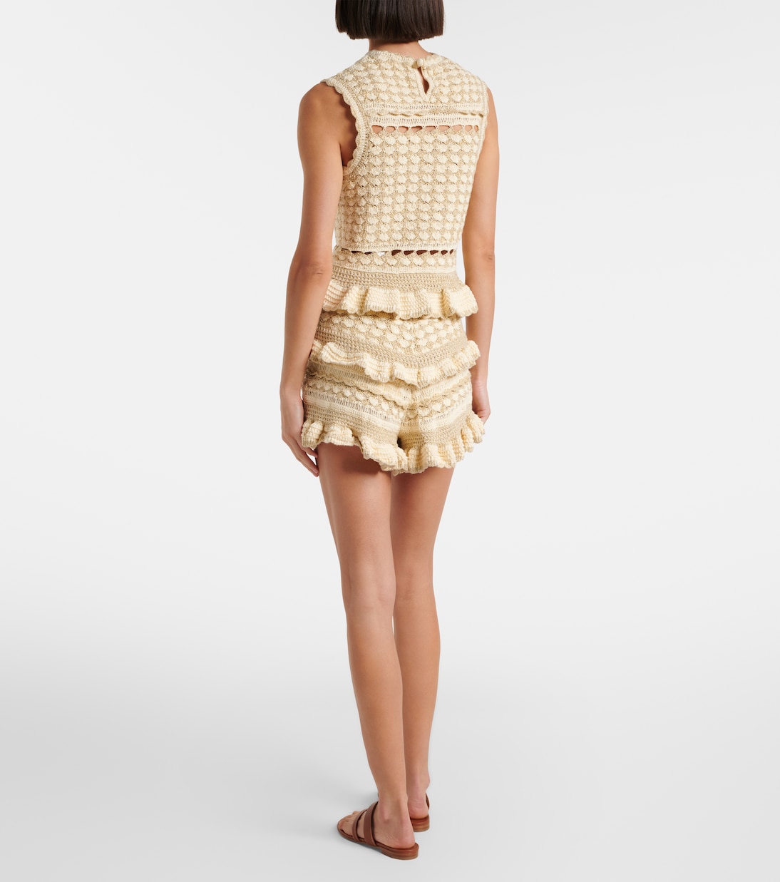 Wanderlust crochet tiered shorts | Zimmermann