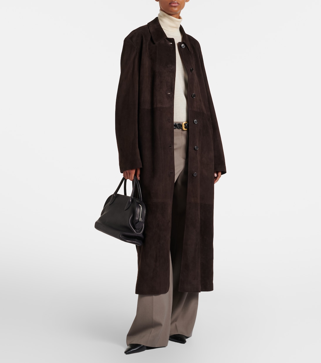 Agnes 12 leather tote bag | The Row