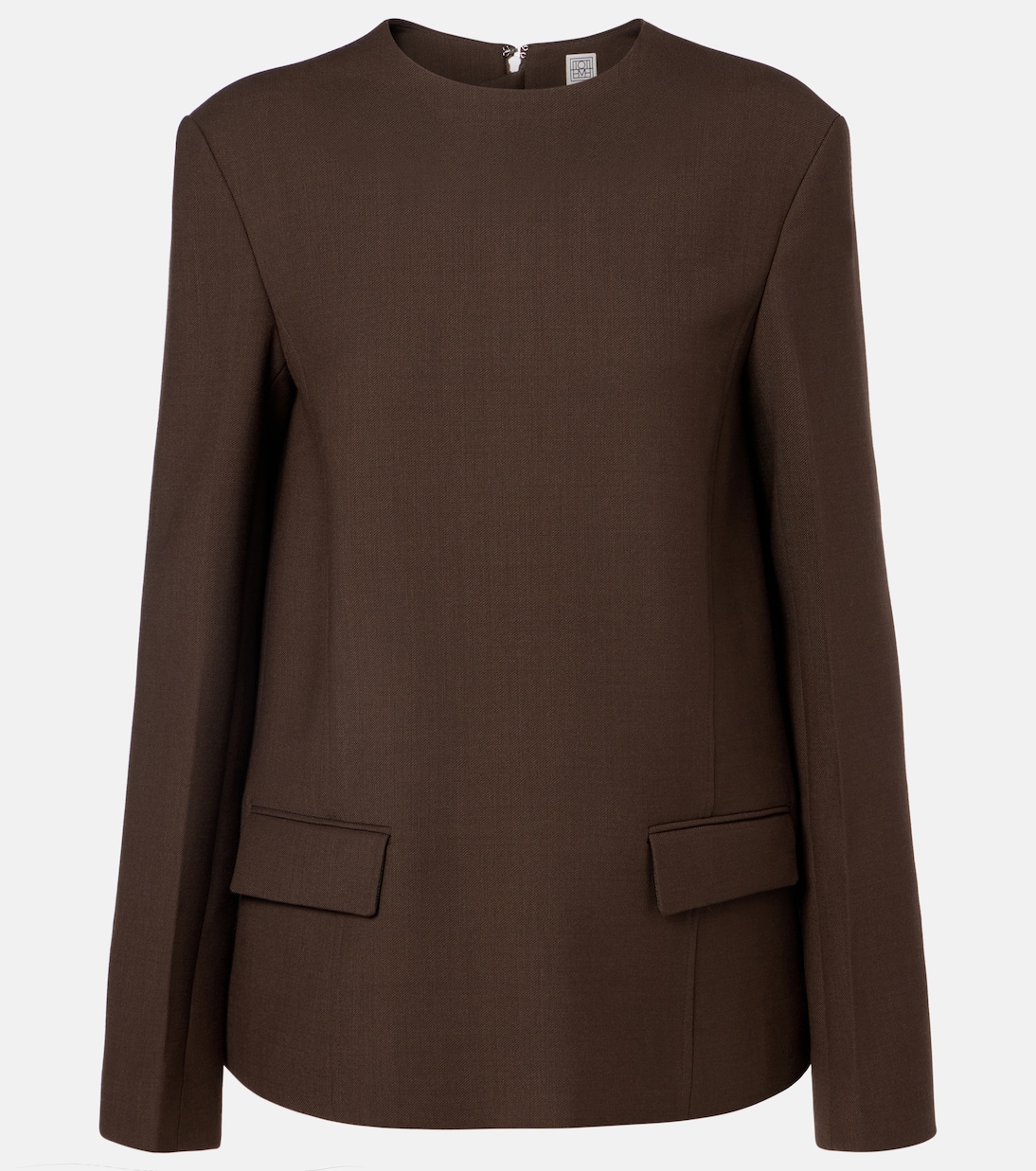 Top Pocket en crêpe | Toteme