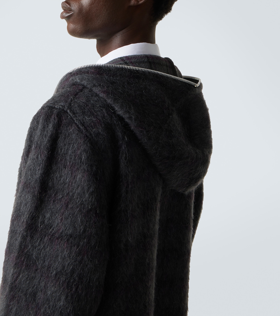 Sweat-shirt à capuche à carreaux | Our Legacy