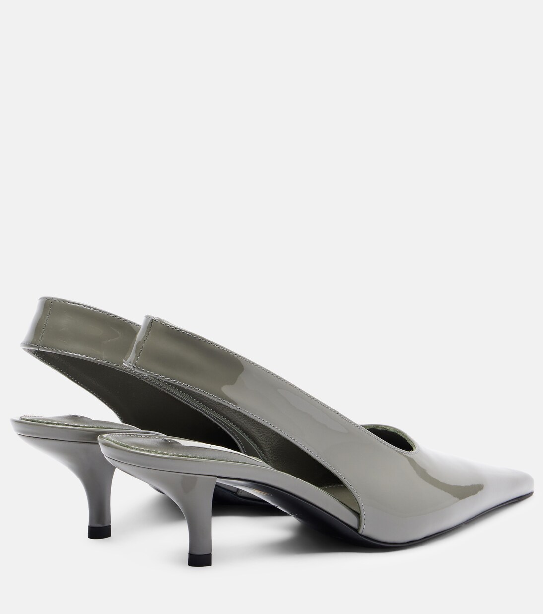 Patent leather slingback pumps | Toteme