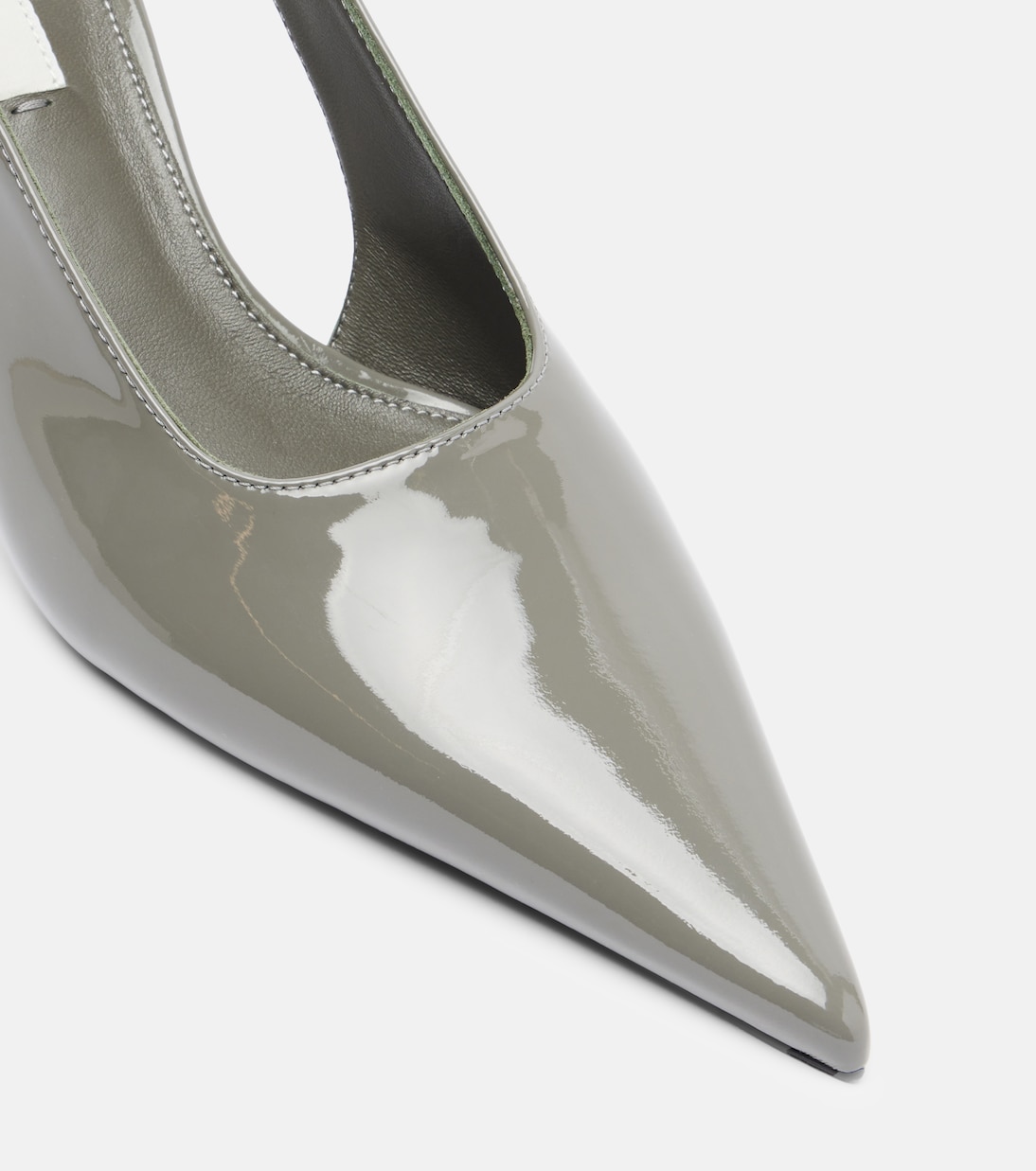 Patent leather slingback pumps | Toteme