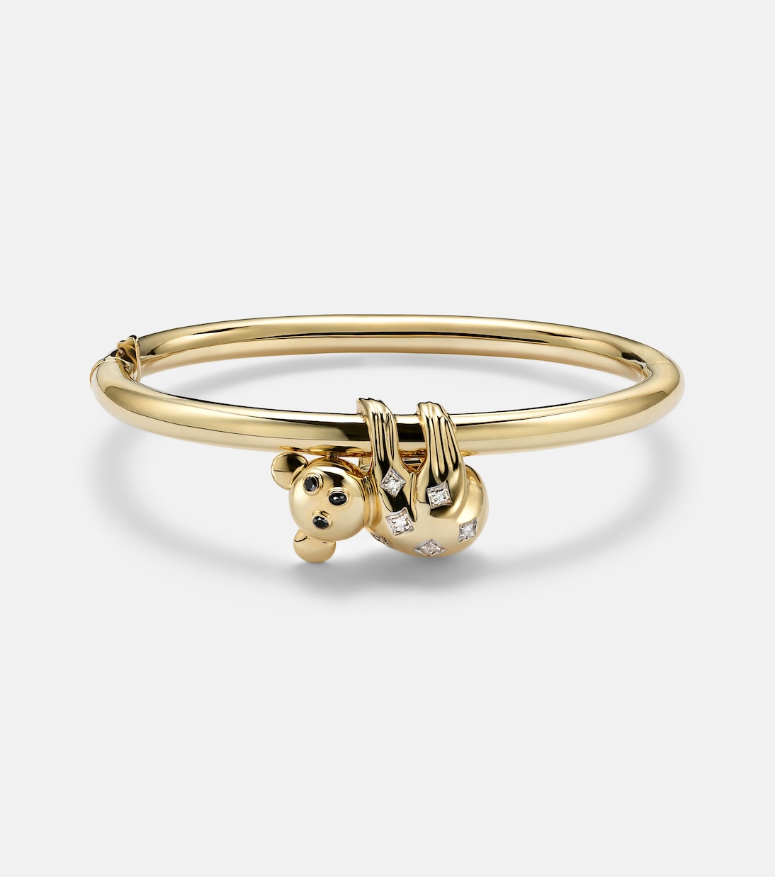 Koala 9kt gold (375/1000) bracelet with diamonds and enamel | Yvonne Léon