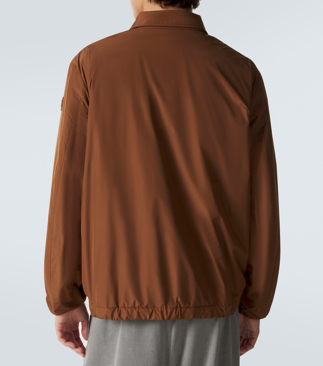 Socot leather-trimmed blouson jacket | Moncler