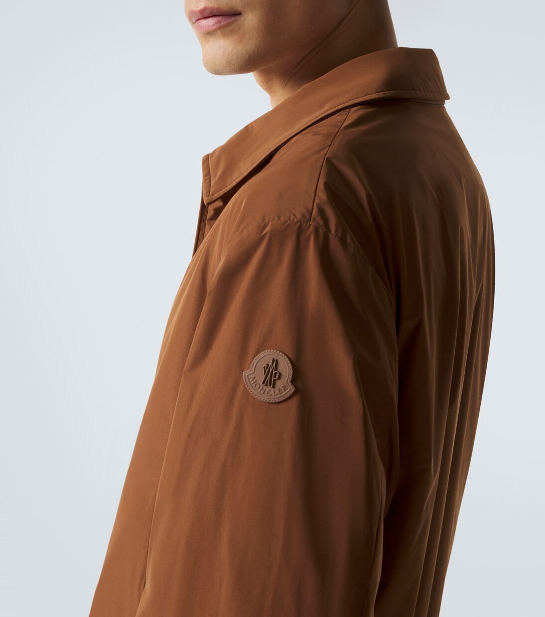 Socot leather-trimmed blouson jacket | Moncler