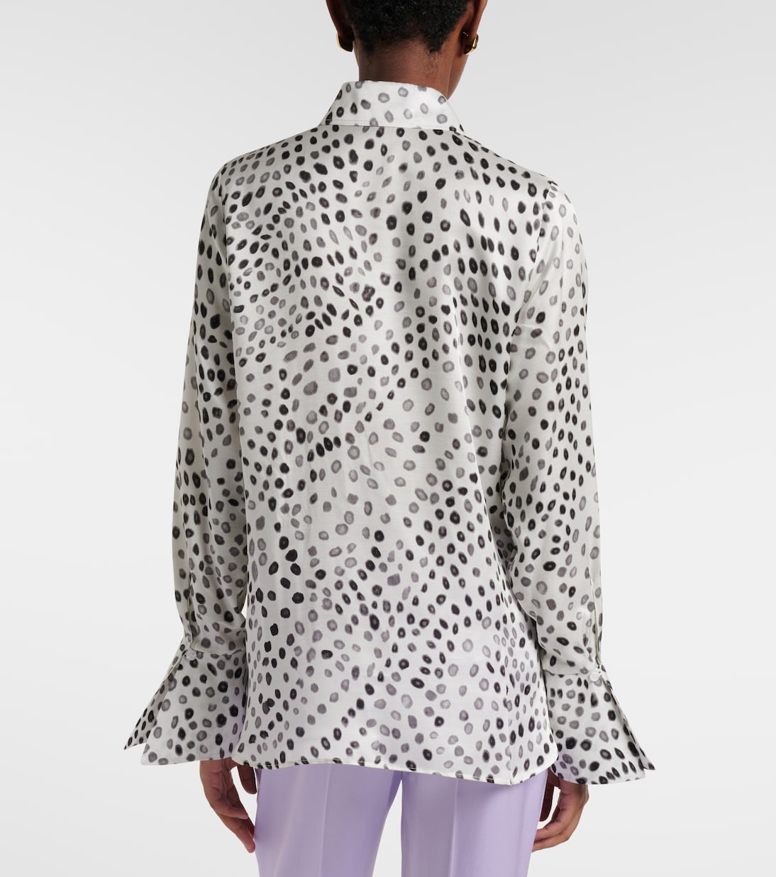 Printed satin blouse | Nina Ricci