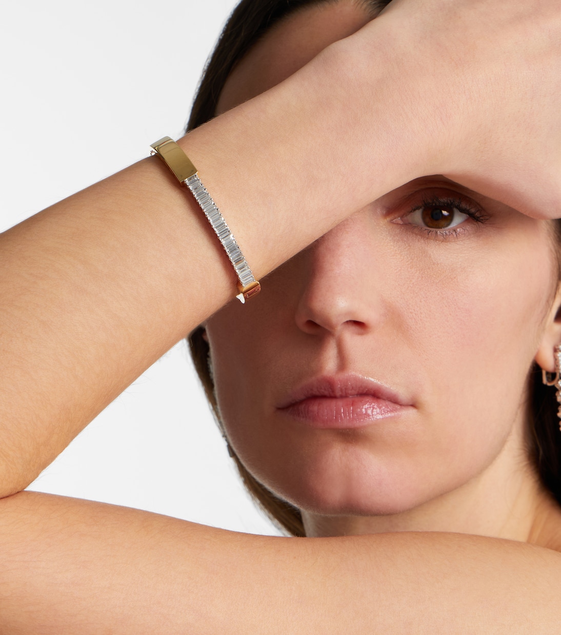 18kt gold (750/1000) bracelet with diamonds | Yeprem