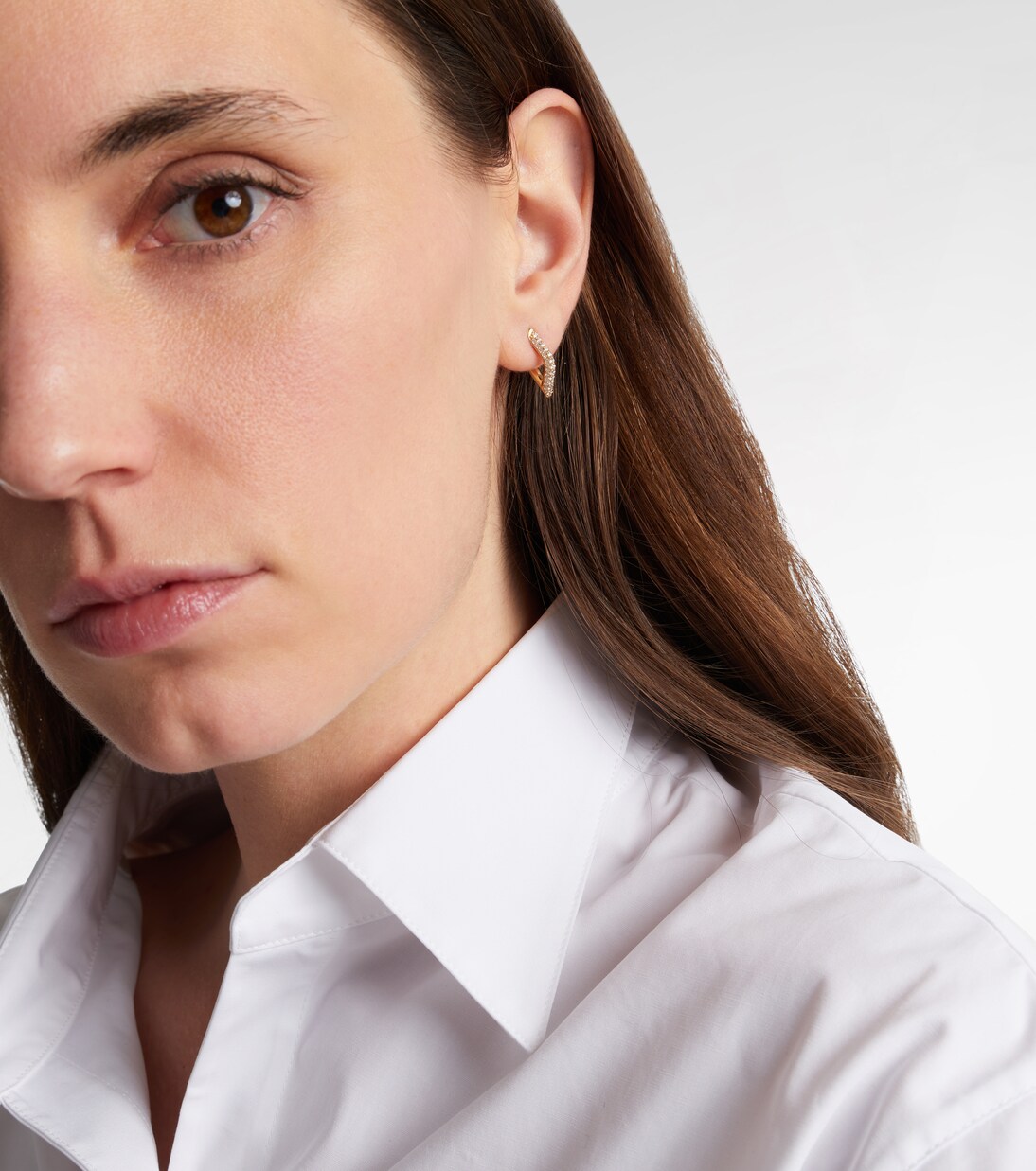 Ohrringe aus 14kt Gelbgold (585/1000) mit Diamanten | Sydney Evan