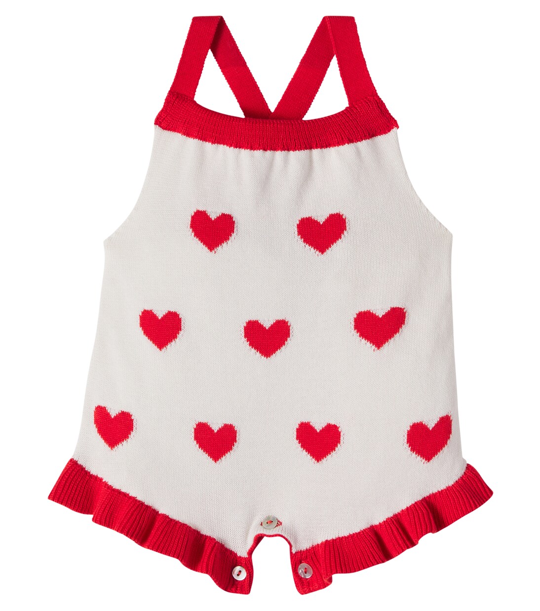 Baby - Jumpsuit corta Maqui in jacquard di cotone | The New Society