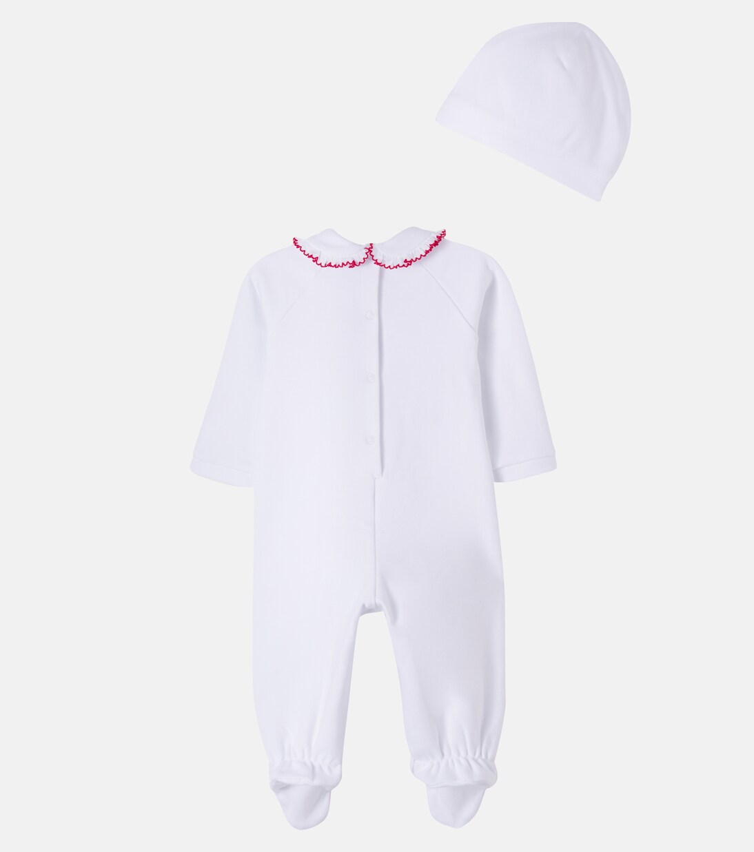  婴幼儿 — x Disney®棉质连体衣、帽子与围兜套装 | Monnalisa