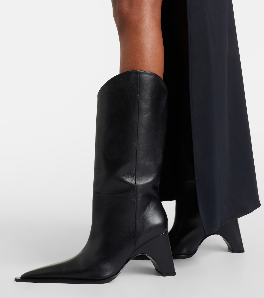 Bottes santiags Bridge en cuir | Coperni