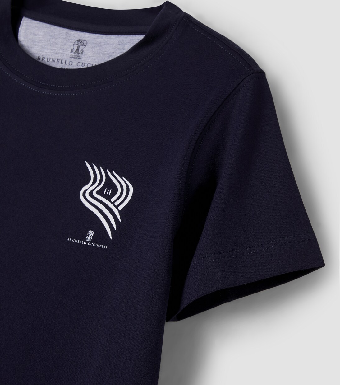 Logo cotton jersey T-shirt | Brunello Cucinelli Kids