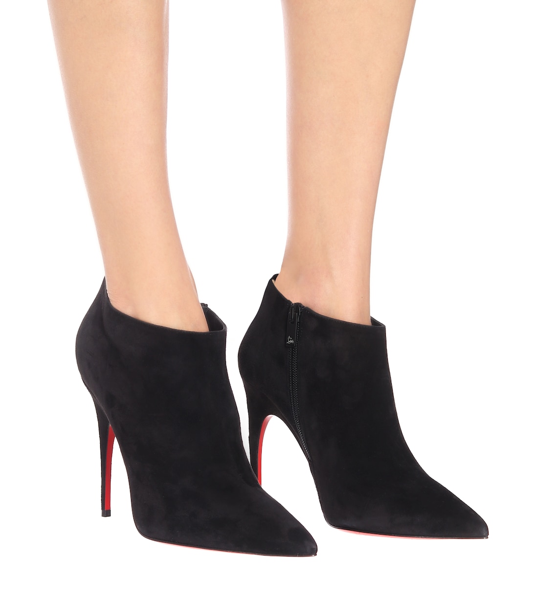 Gorgona 100 suede ankle boots | Christian Louboutin