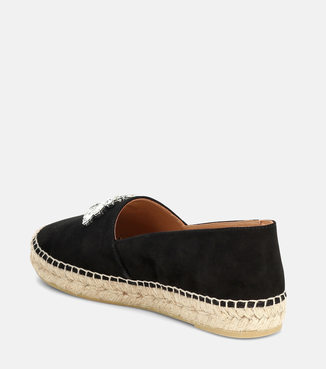 Espadrillas in suede con cristalli | Miu Miu
