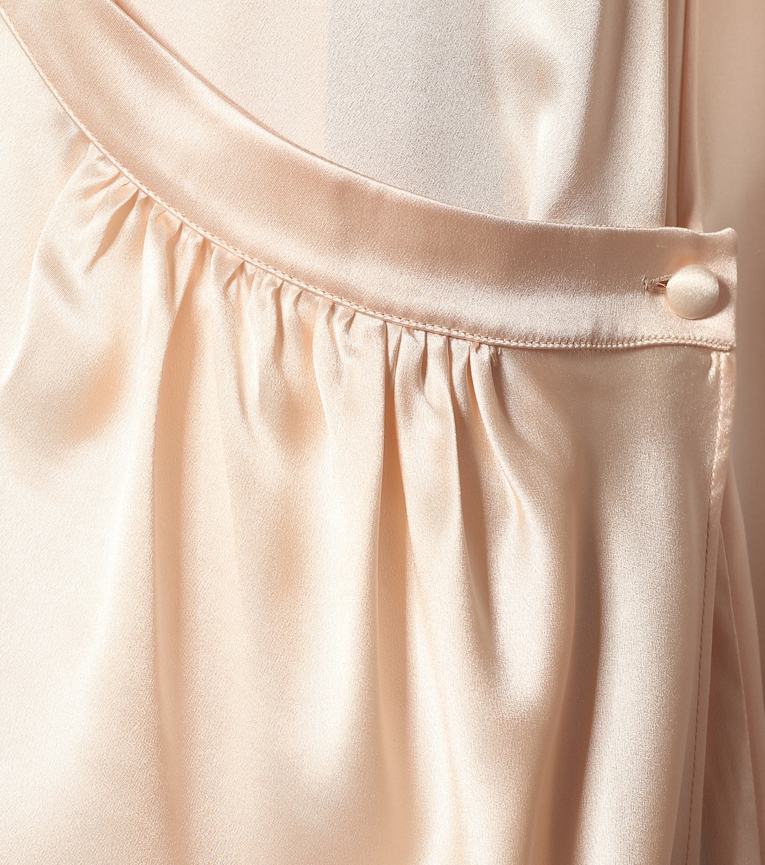 Abito lungo in raso di seta | Jil Sander