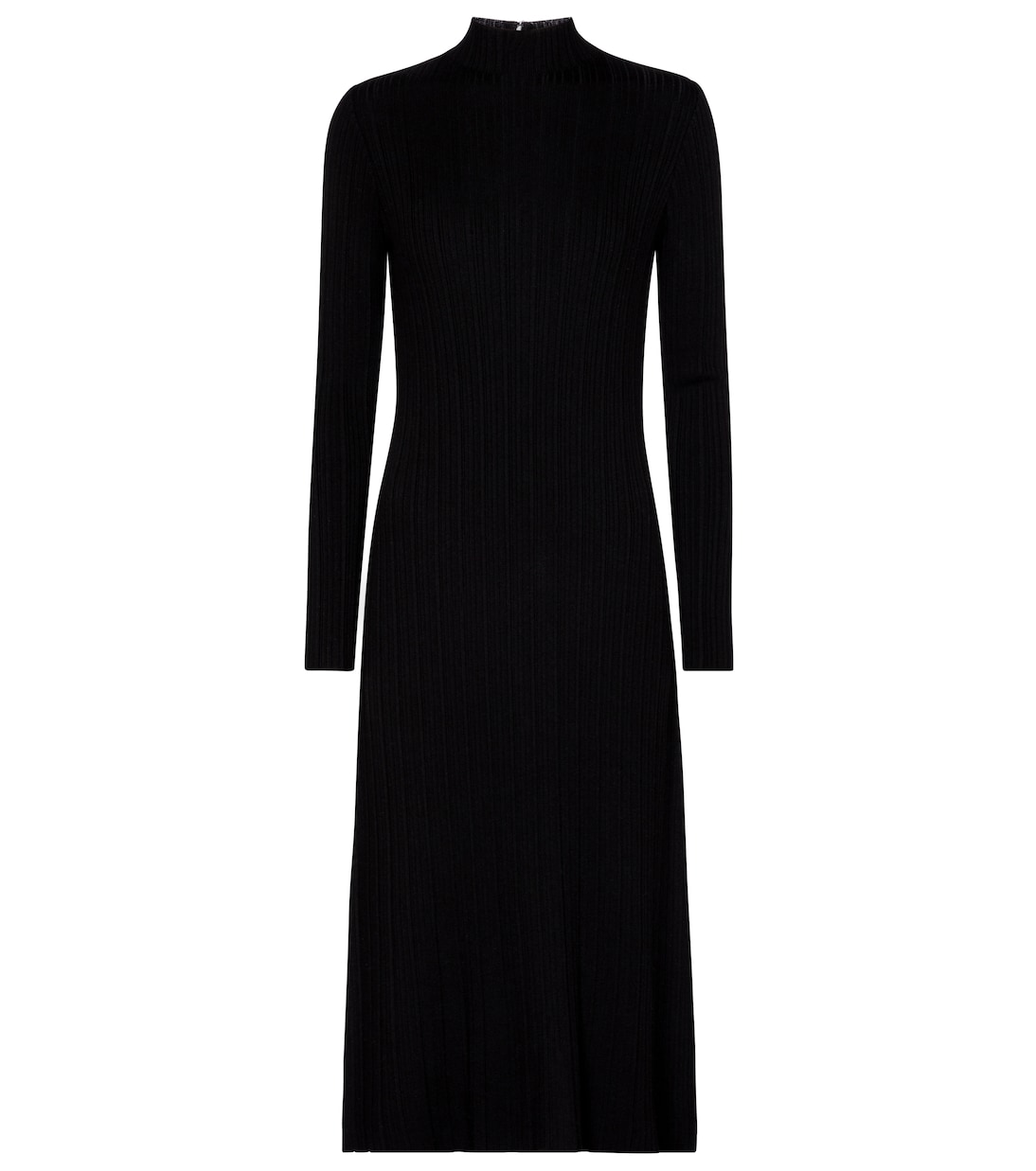 Vestido midi de punto acanalado | Vince