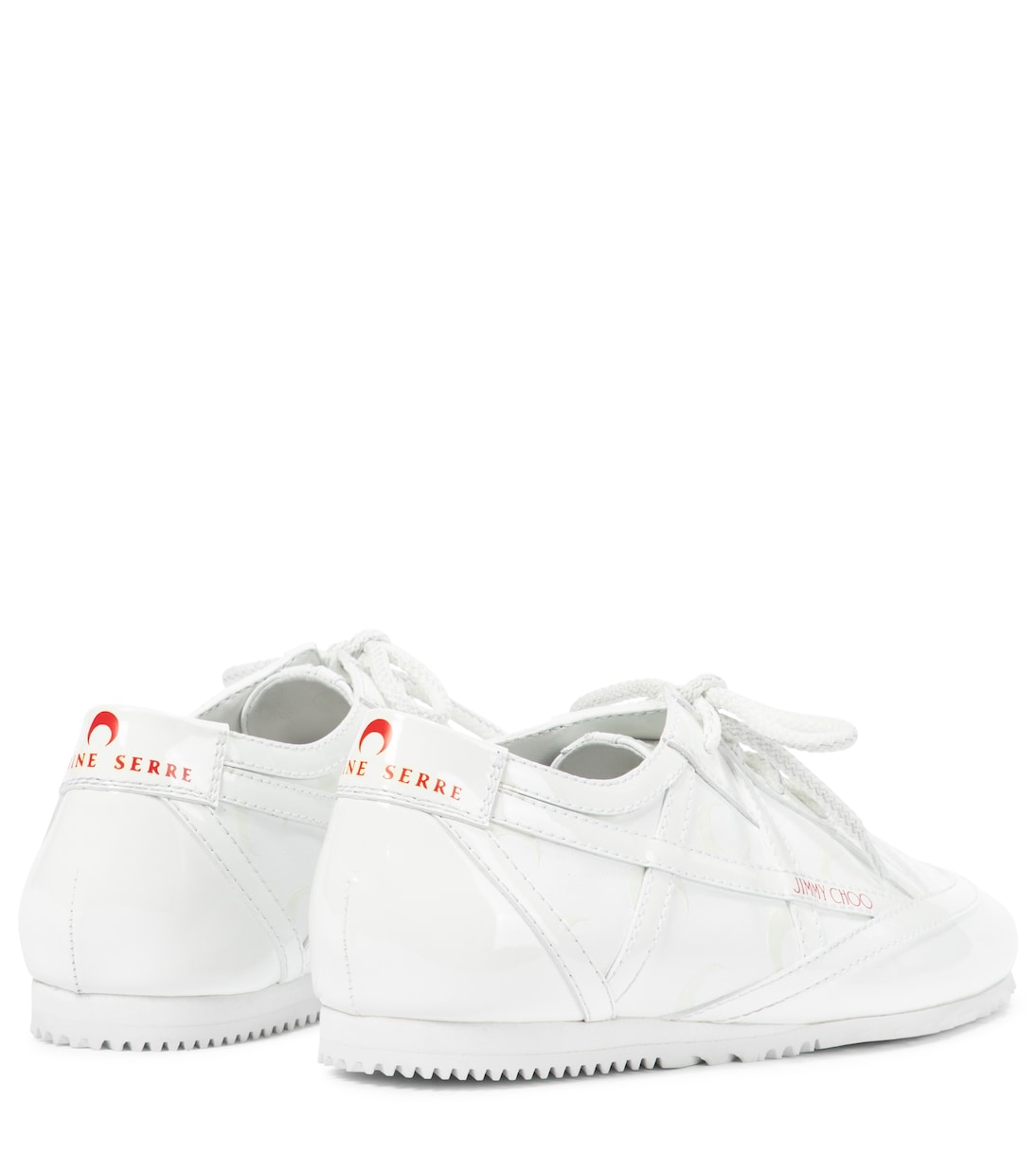 x Marine Serre - Sneakers in pelle stampata | Jimmy Choo