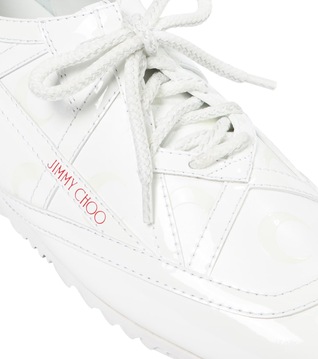 x Marine Serre - Sneakers in pelle stampata | Jimmy Choo