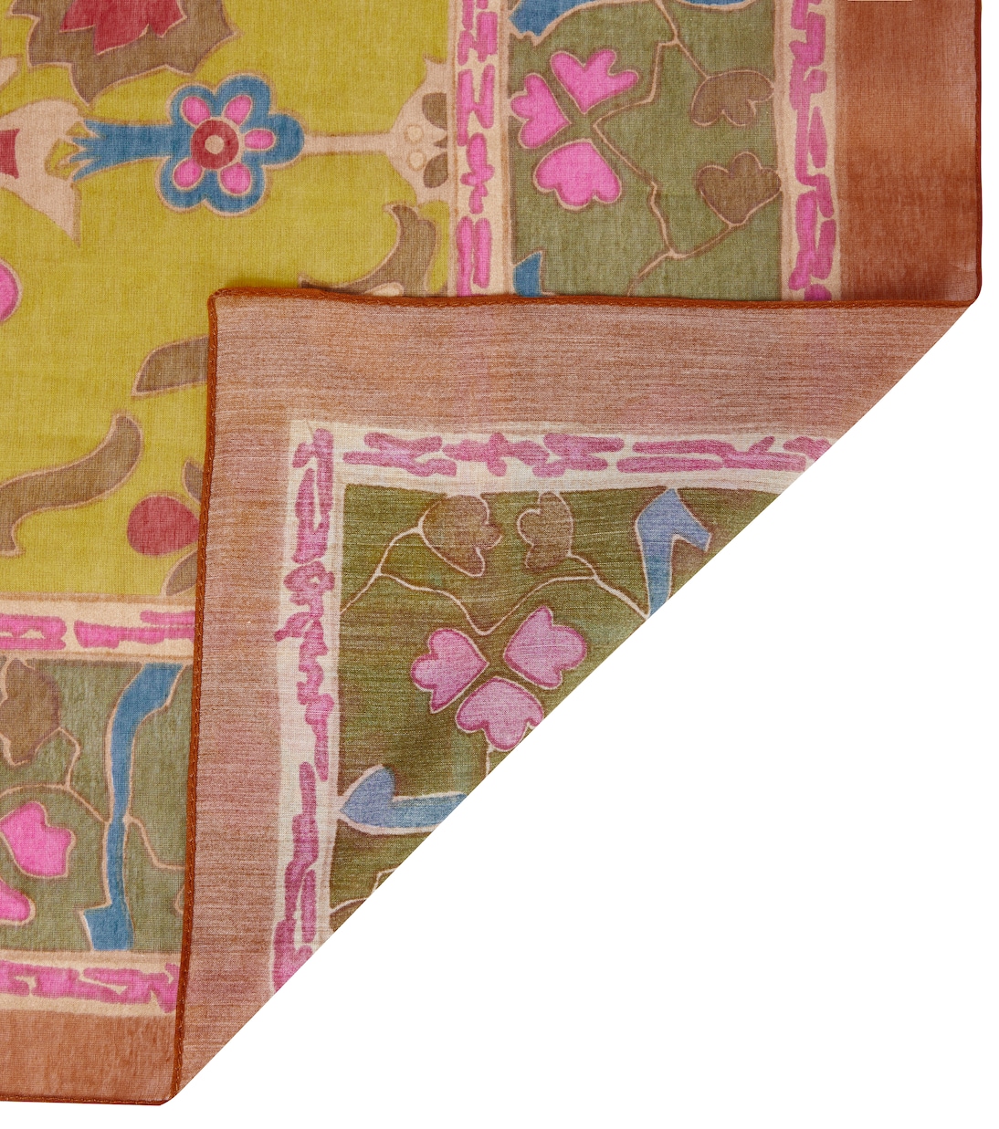 Printed cotton and silk sarong | Valentino