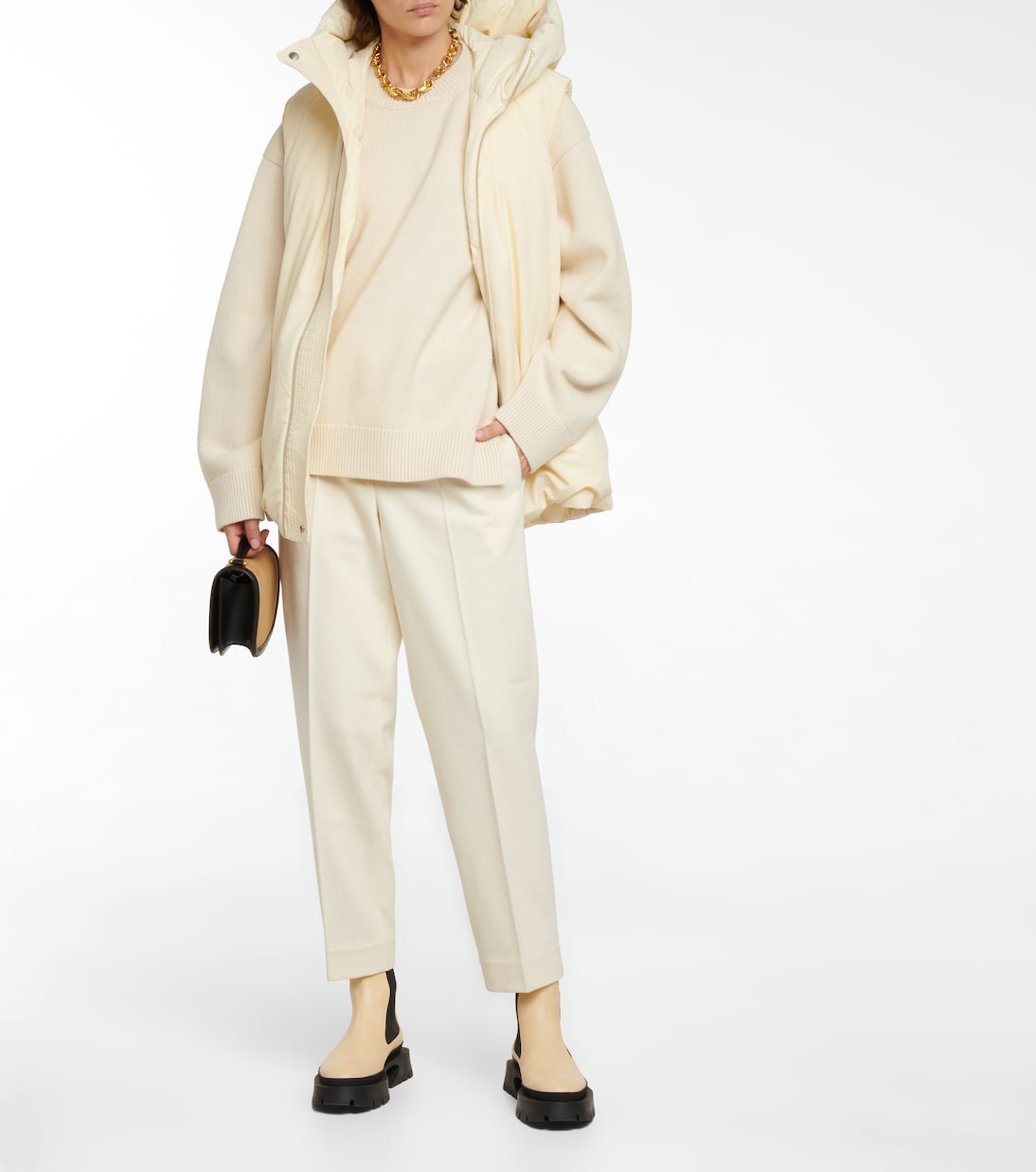 Wool-blend drawstring pants | Jil Sander