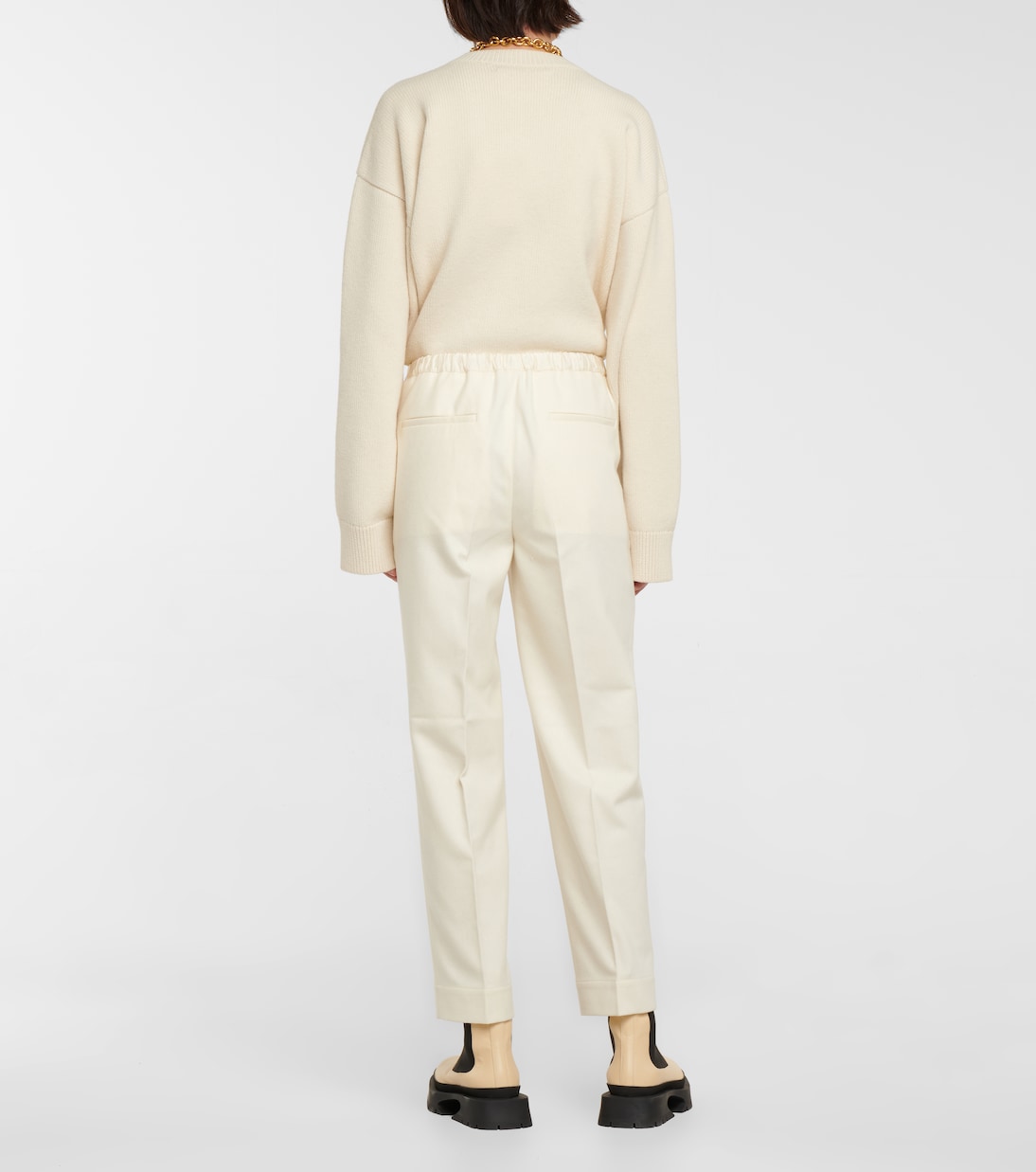 Wool-blend drawstring pants | Jil Sander