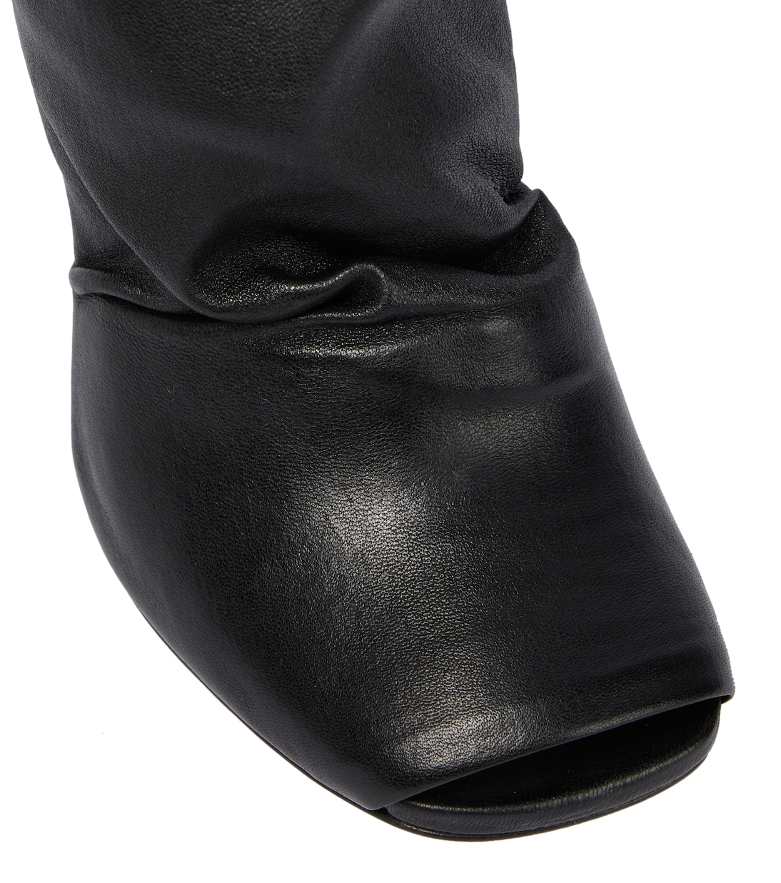 Cantilever leather over-the-knee boots | Rick Owens