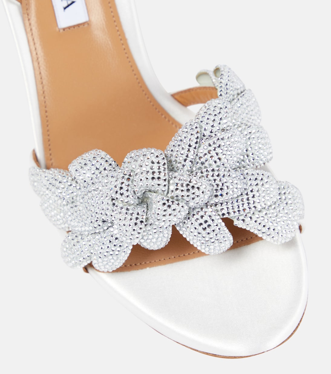 Galactic Flower 95 embellished sandals | Aquazzura