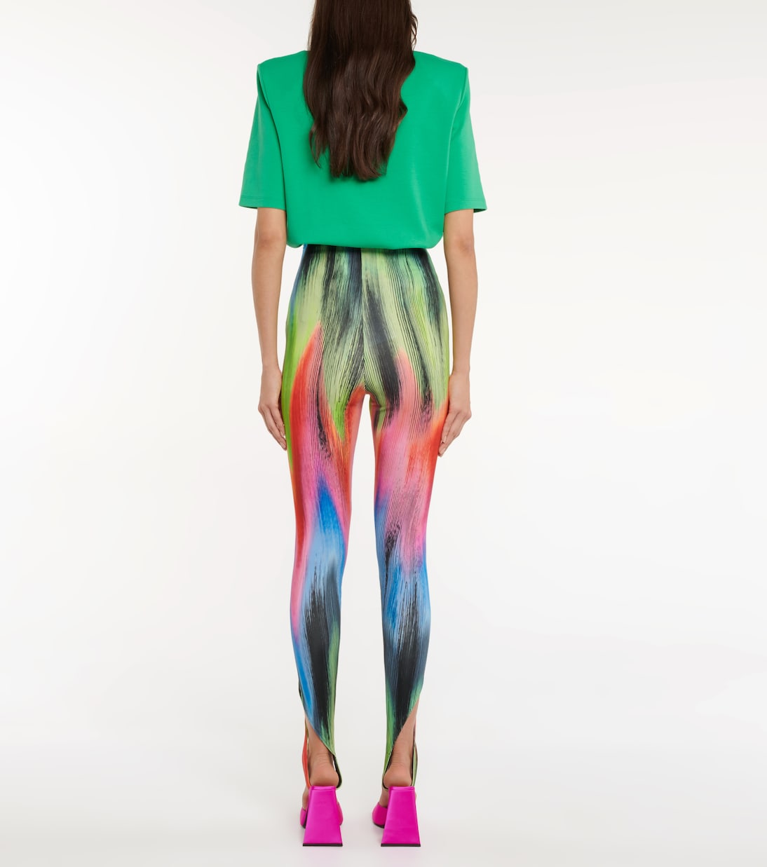 Leggings a vita alta con staffe | The Attico