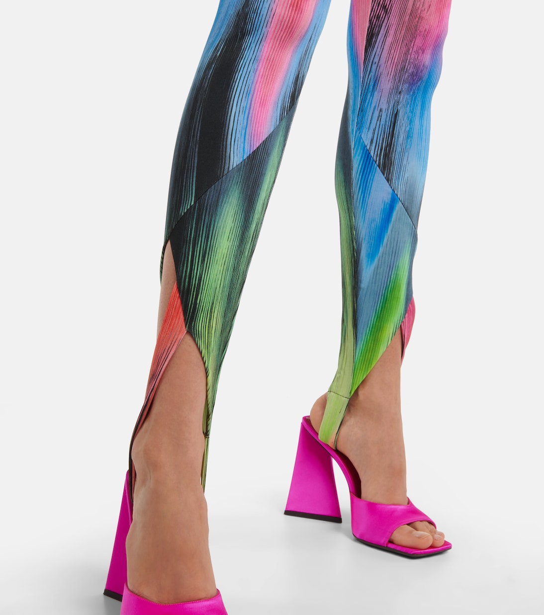 Leggings a vita alta con staffe | The Attico