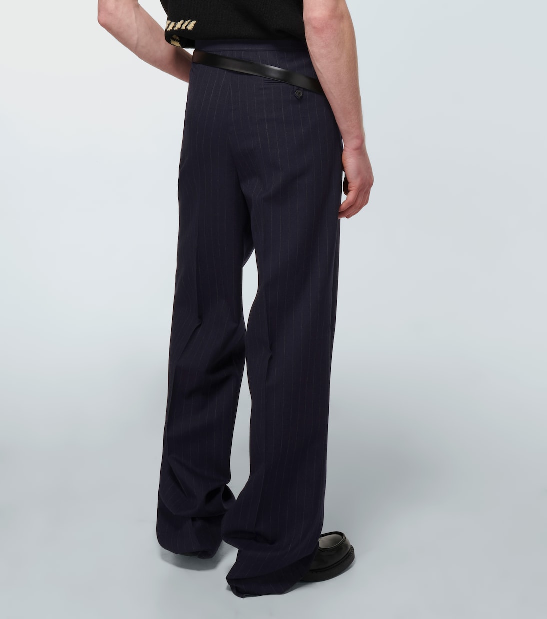 Pinstriped wool pants | Prada