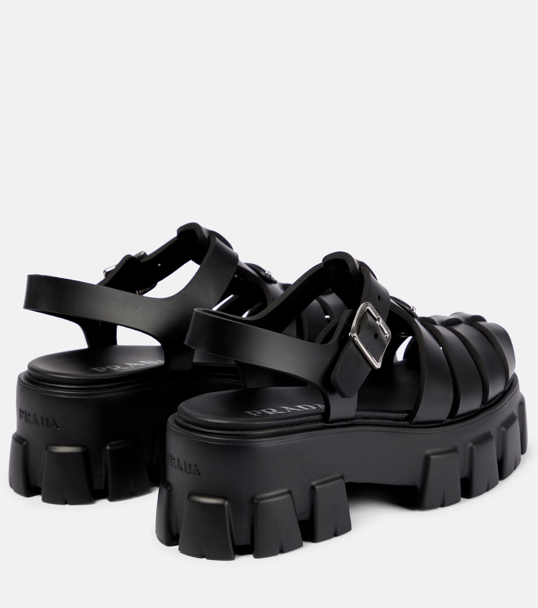Monolith platform sandals | Prada