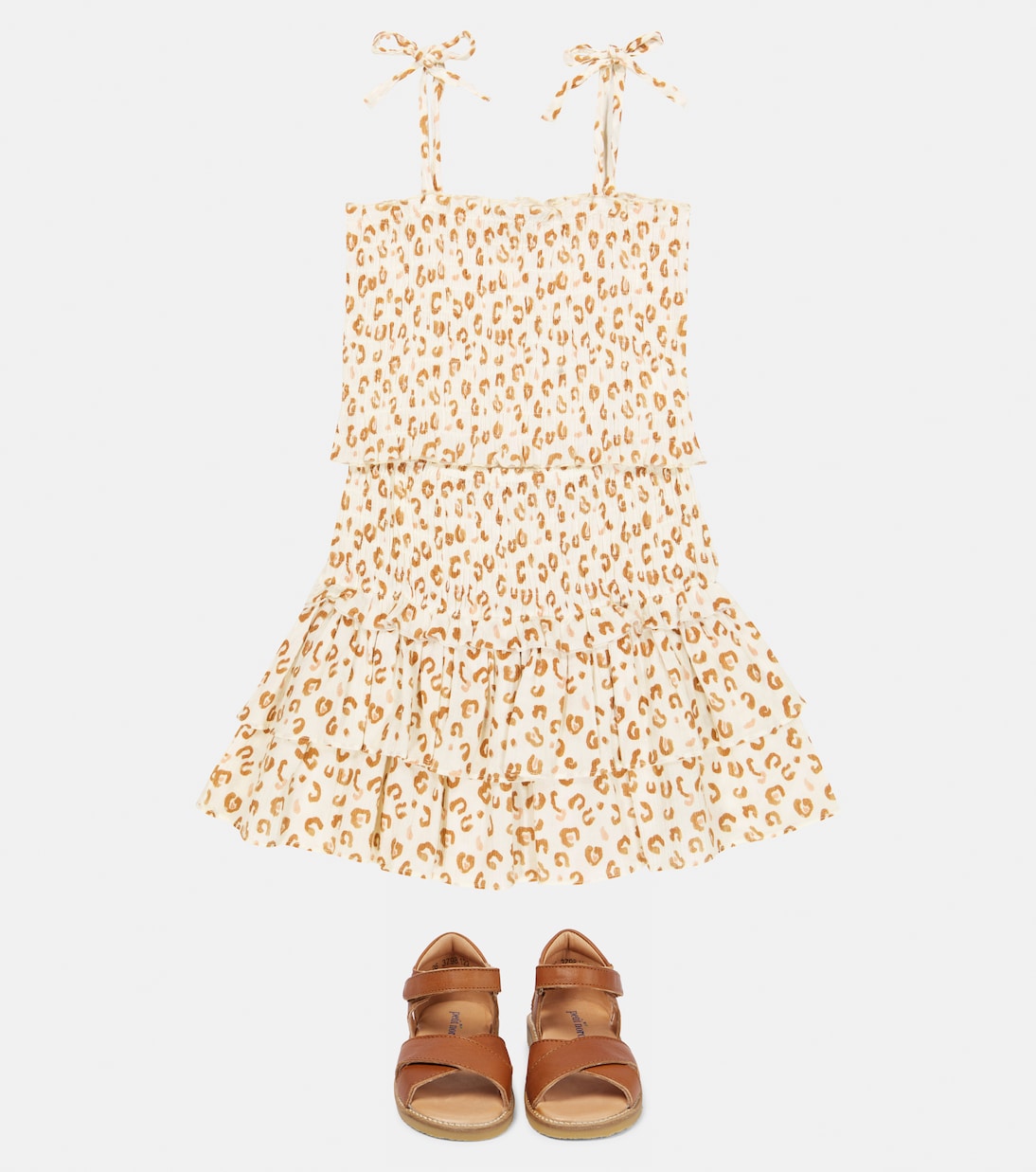 Cropped-Top Leo aus Baumwolle | The New Society