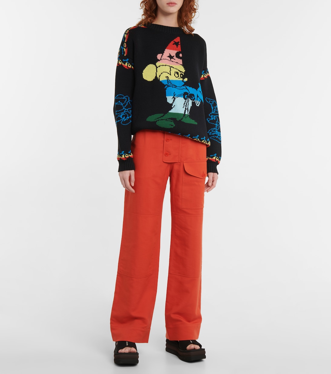 x Disney® jersey de jacquard de mezcla de algodón | Stella McCartney