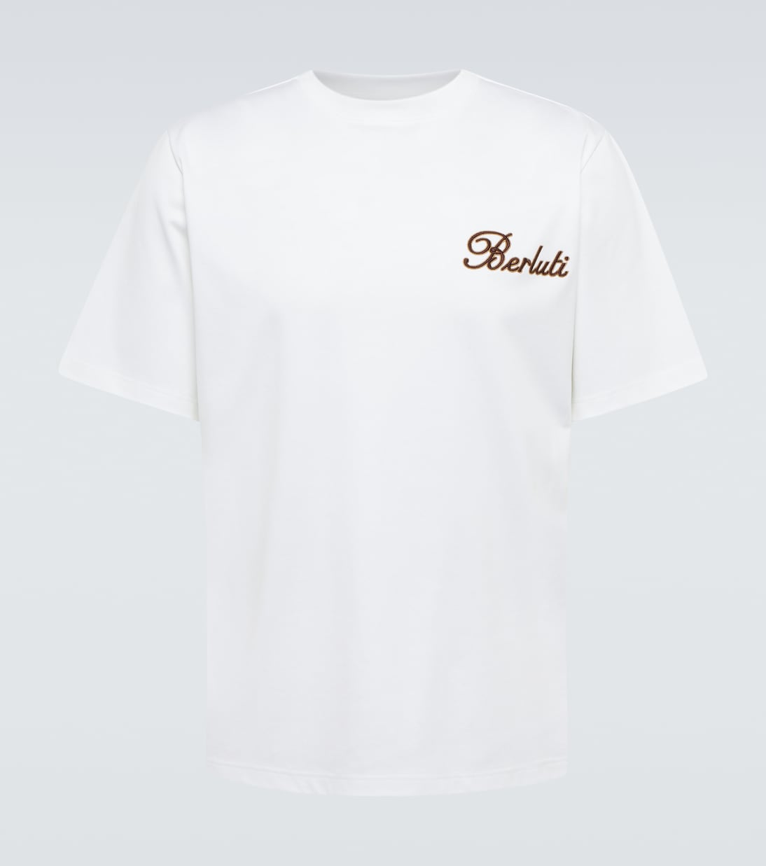 T-shirt brodé en coton | Berluti