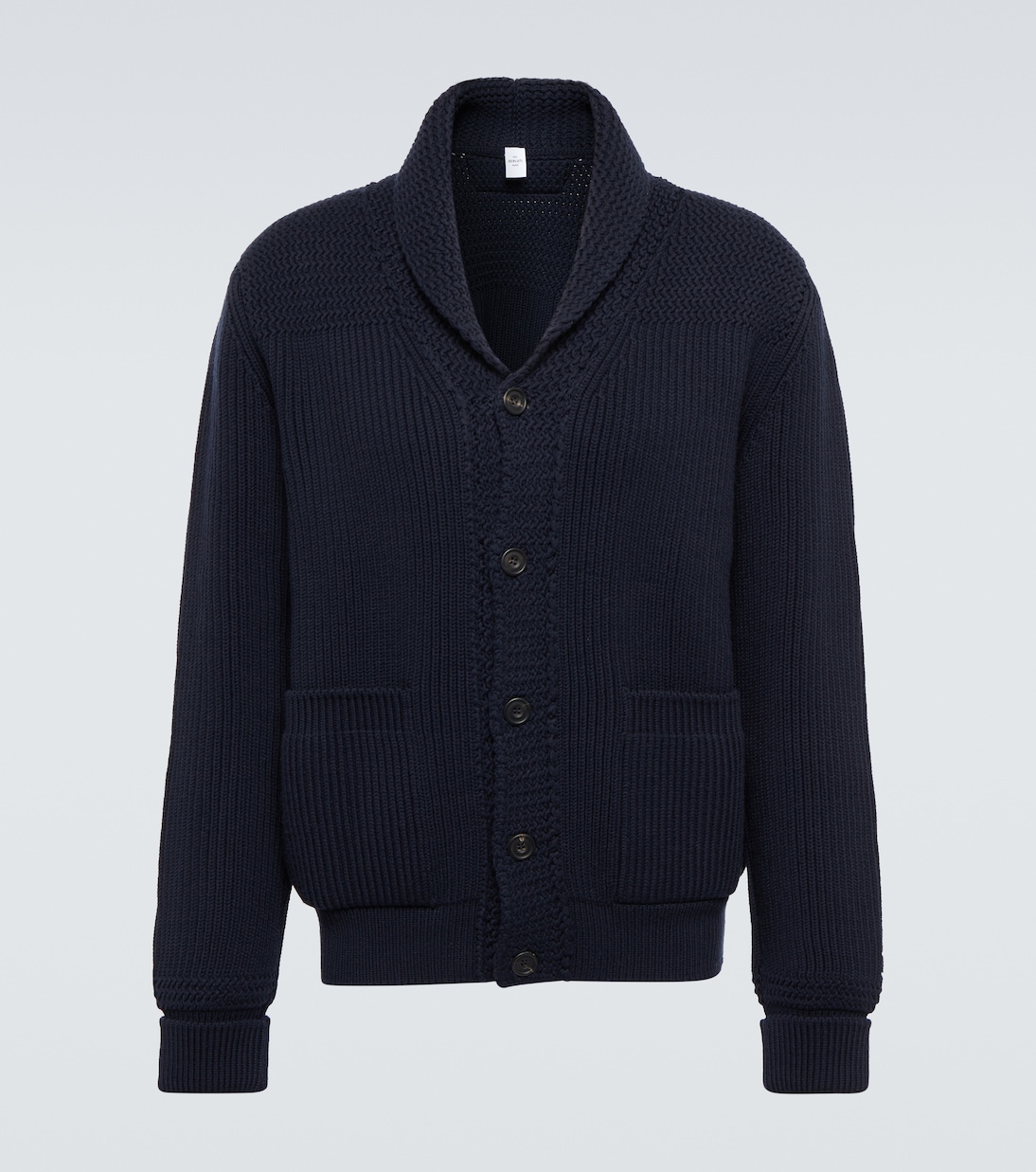 Ribbed-knit wool cardigan | Berluti