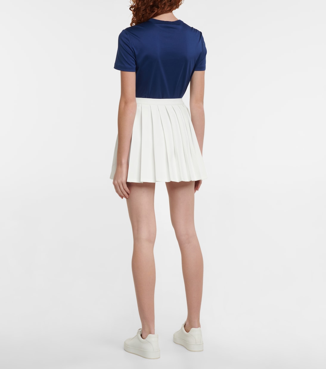 Minigonna da tennis in cotone con cut-out | Tory Sport