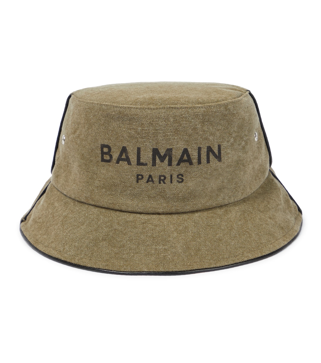 Cappello da pescatore in canvas con pelle | Balmain