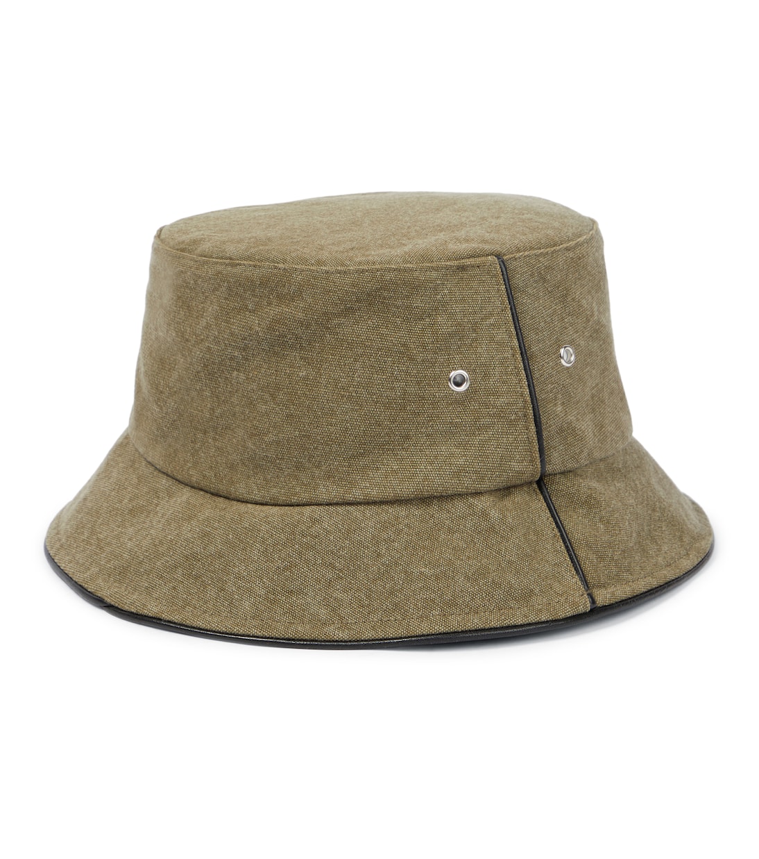 Cappello da pescatore in canvas con pelle | Balmain