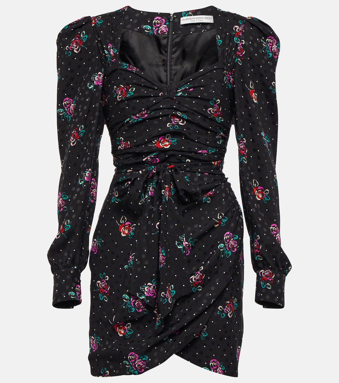 Floral silk minidress | Alessandra Rich
