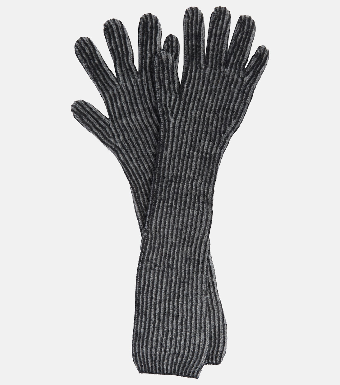 Ribbed-knit wool-blend gloves | Acne Studios