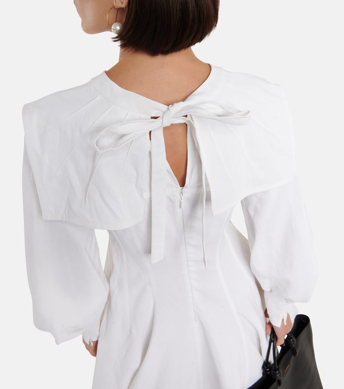 Asymmetric linen midi dress | Jil Sander