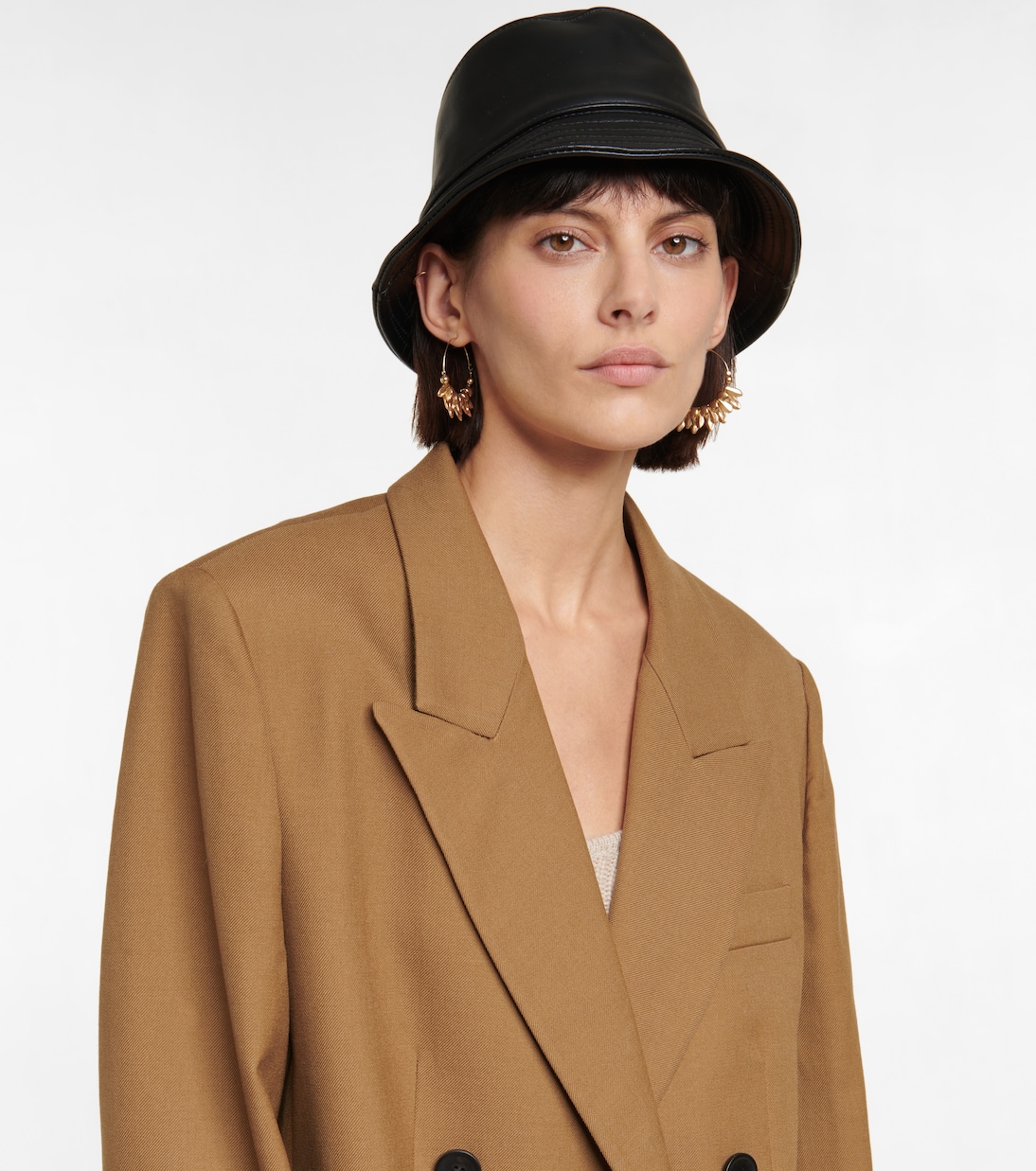 Cappello da pescatore in pelle | Isabel Marant