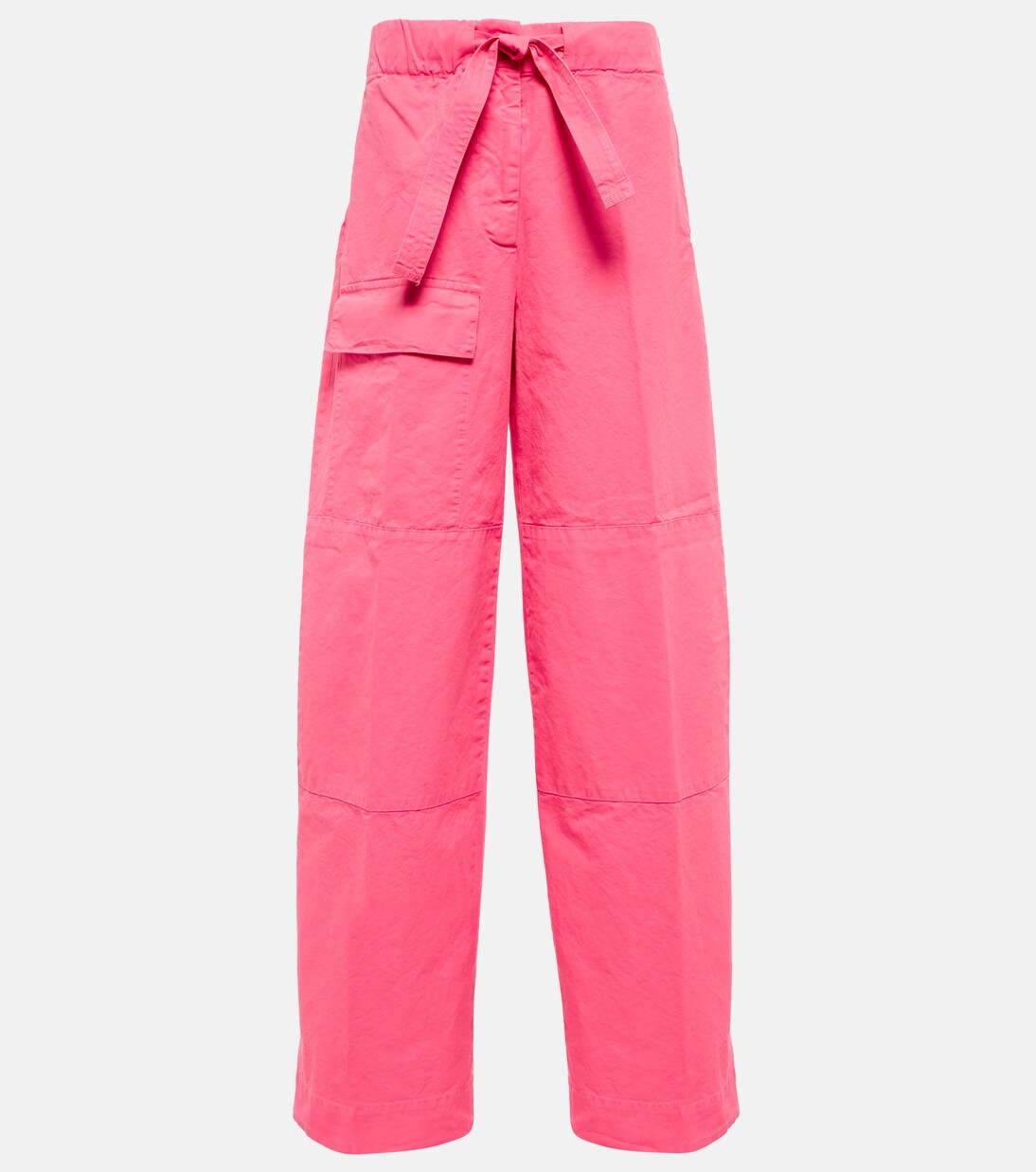 High-Rise Cargohose aus Baumwolle | Dries Van Noten