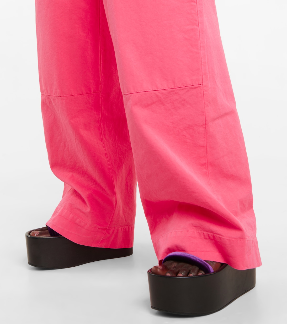 High-Rise Cargohose aus Baumwolle | Dries Van Noten