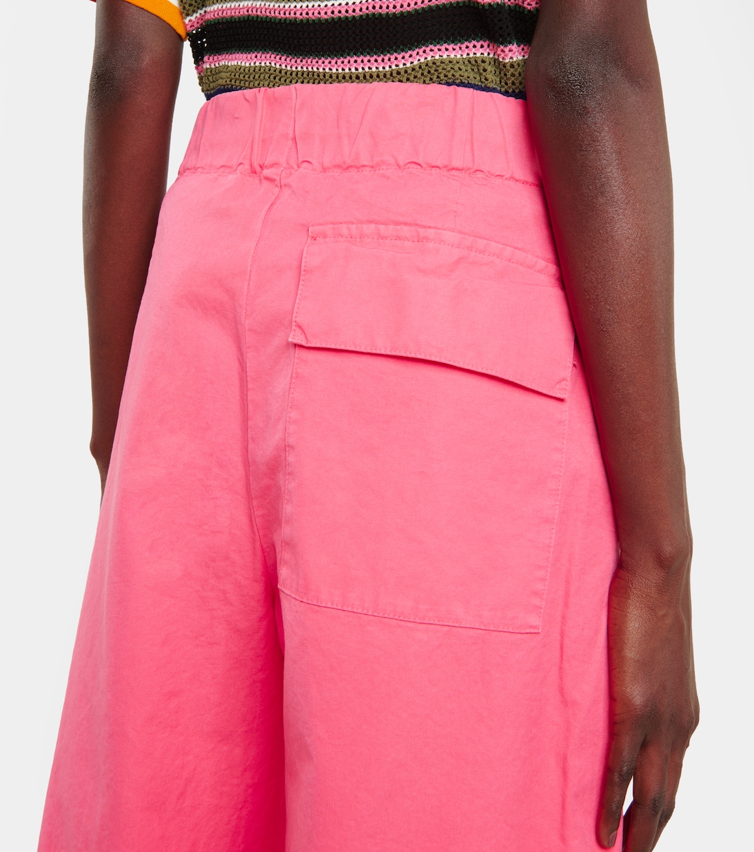High-Rise Cargohose aus Baumwolle | Dries Van Noten