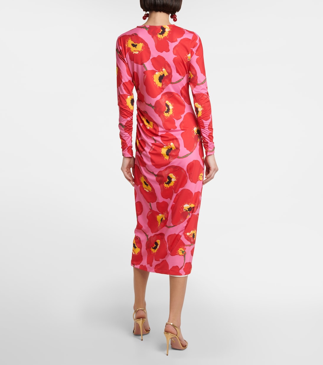 Floral printed midi dress | Carolina Herrera
