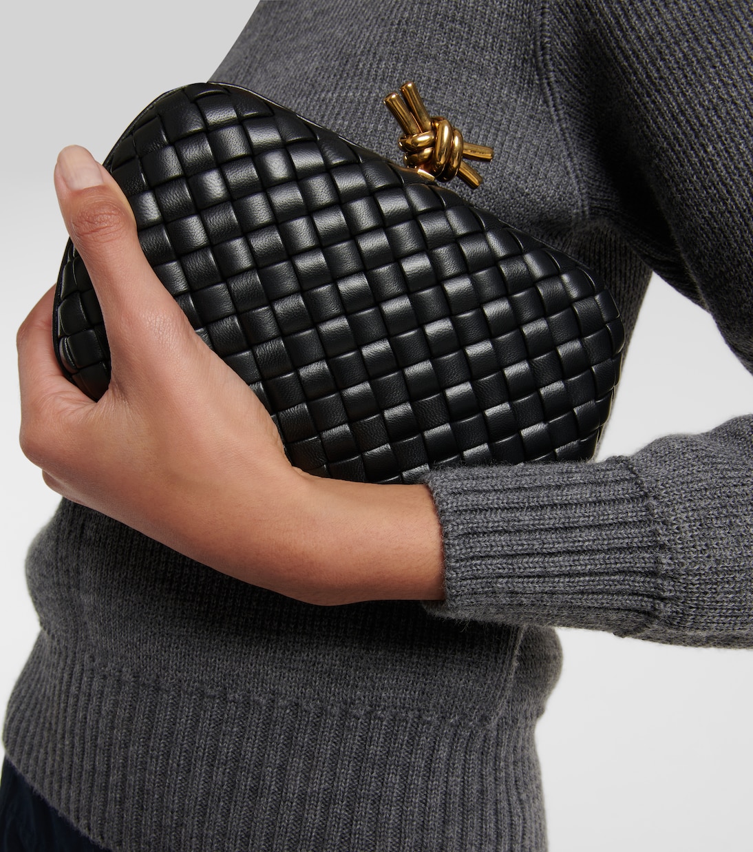 Clutch Knot aus Leder | Bottega Veneta