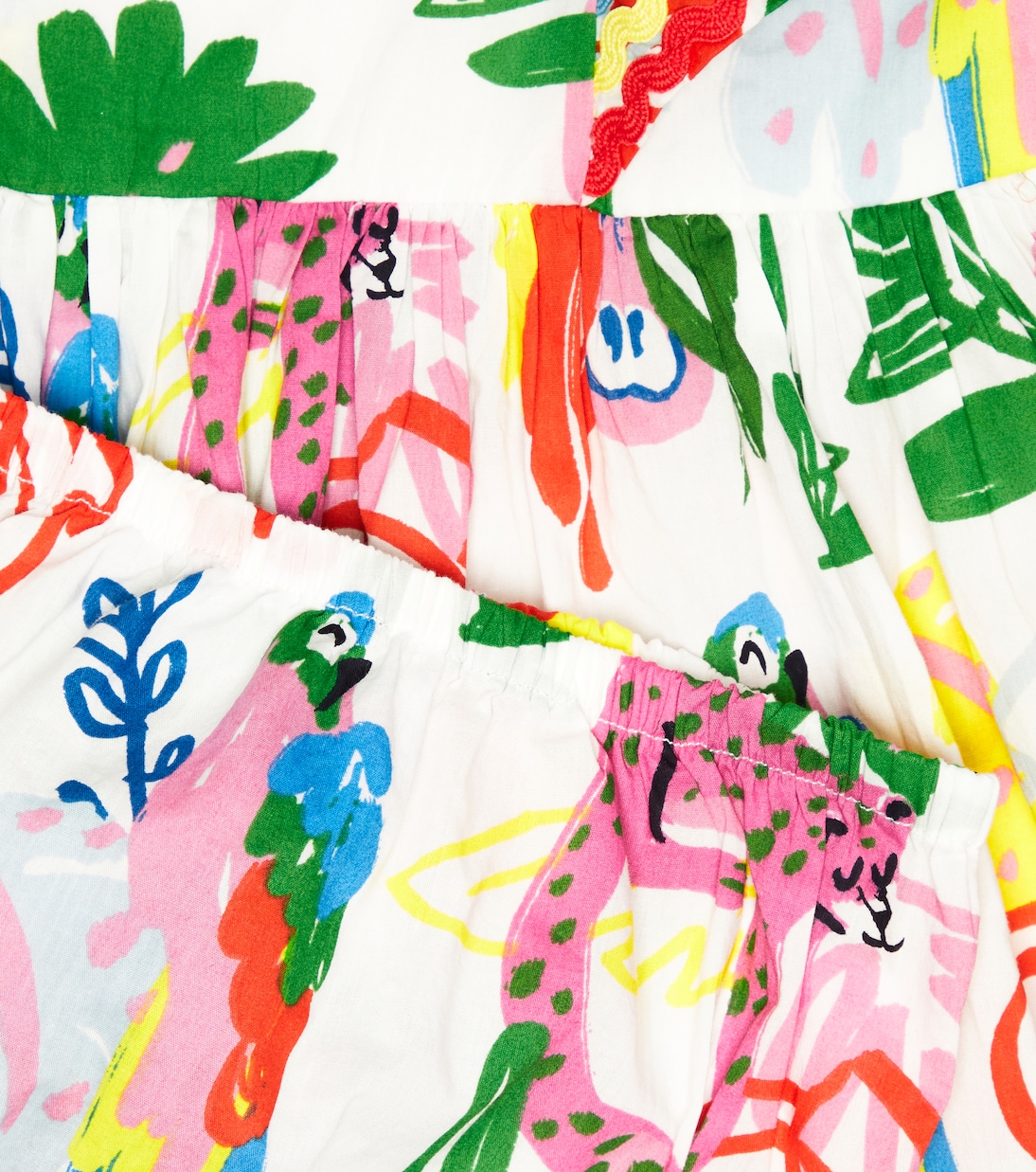 Baby - Abito in cotone e culottes con stampa | Stella McCartney Kids